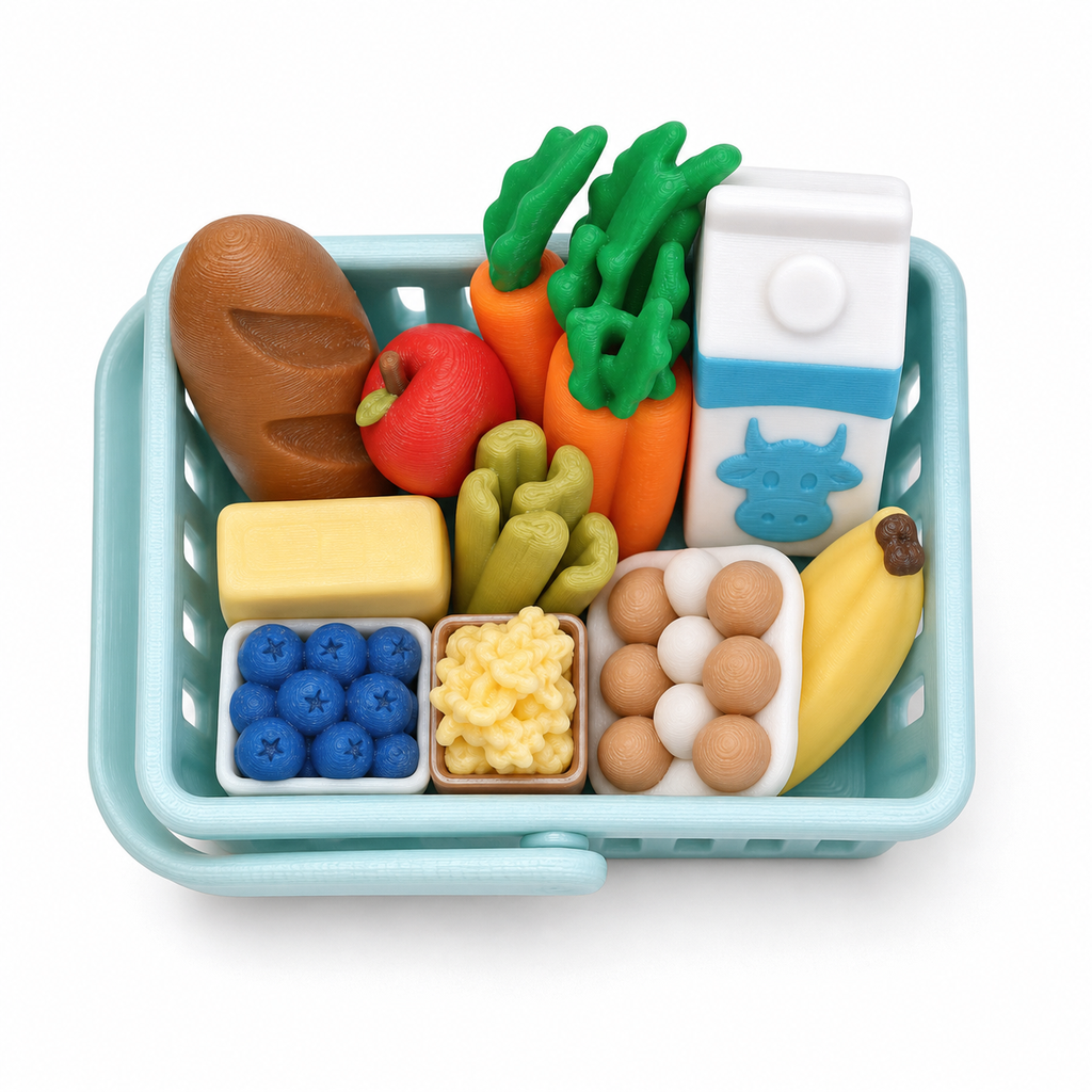 Mini Grocery Basket Fidget Box