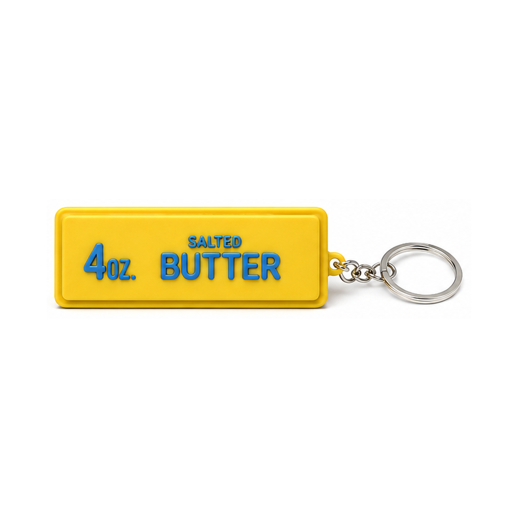 Salted Butter Bar Keychain Fidget Clicker