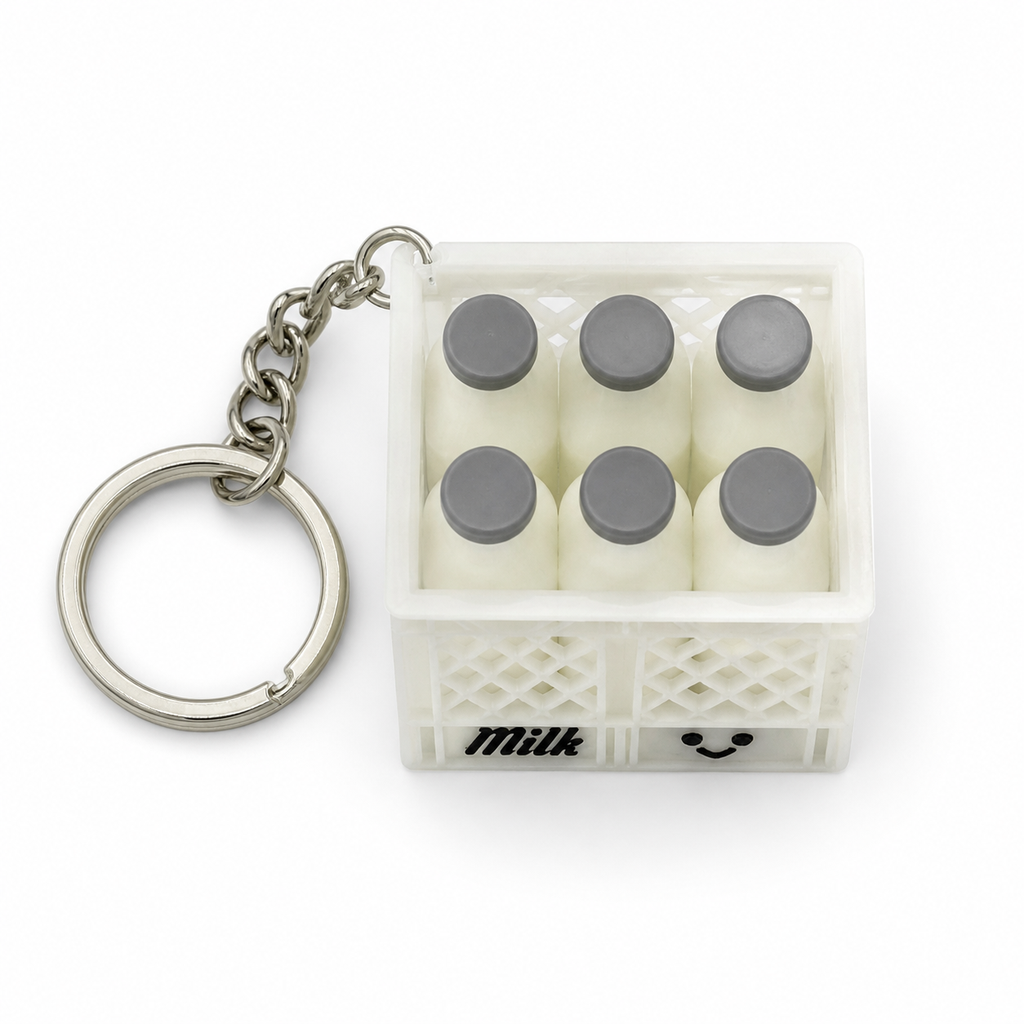 Milk Crate Keychain Fidget Clicker