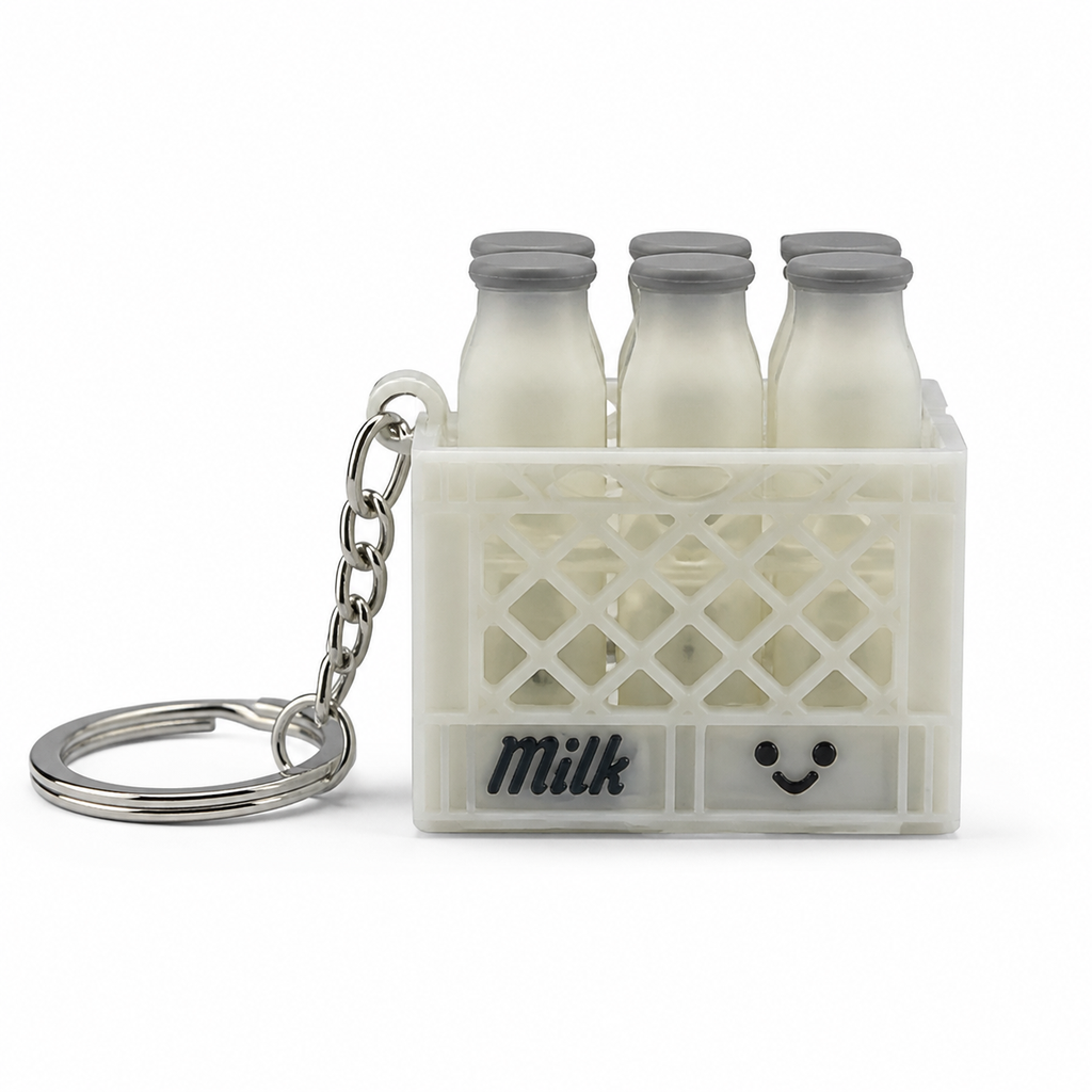 Milk Crate Keychain Fidget Clicker