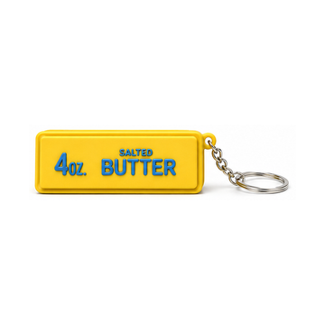 Salted Butter Bar Keychain Fidget Clicker