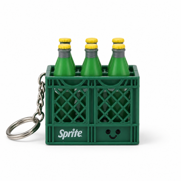 Lemon-Lime Soda Crate Keychain Fidget Clicker