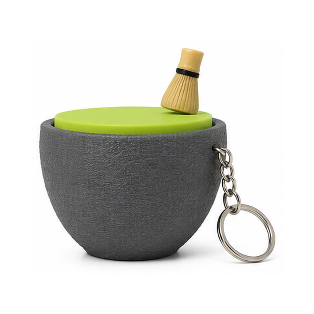 Matcha Spinner Keychain Fidget