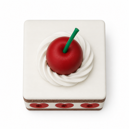 Chocolate Cherry Cheesecake Fidget Clicker