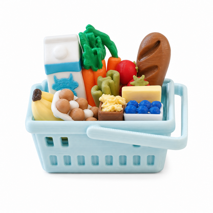 Mini Grocery Basket Fidget Box