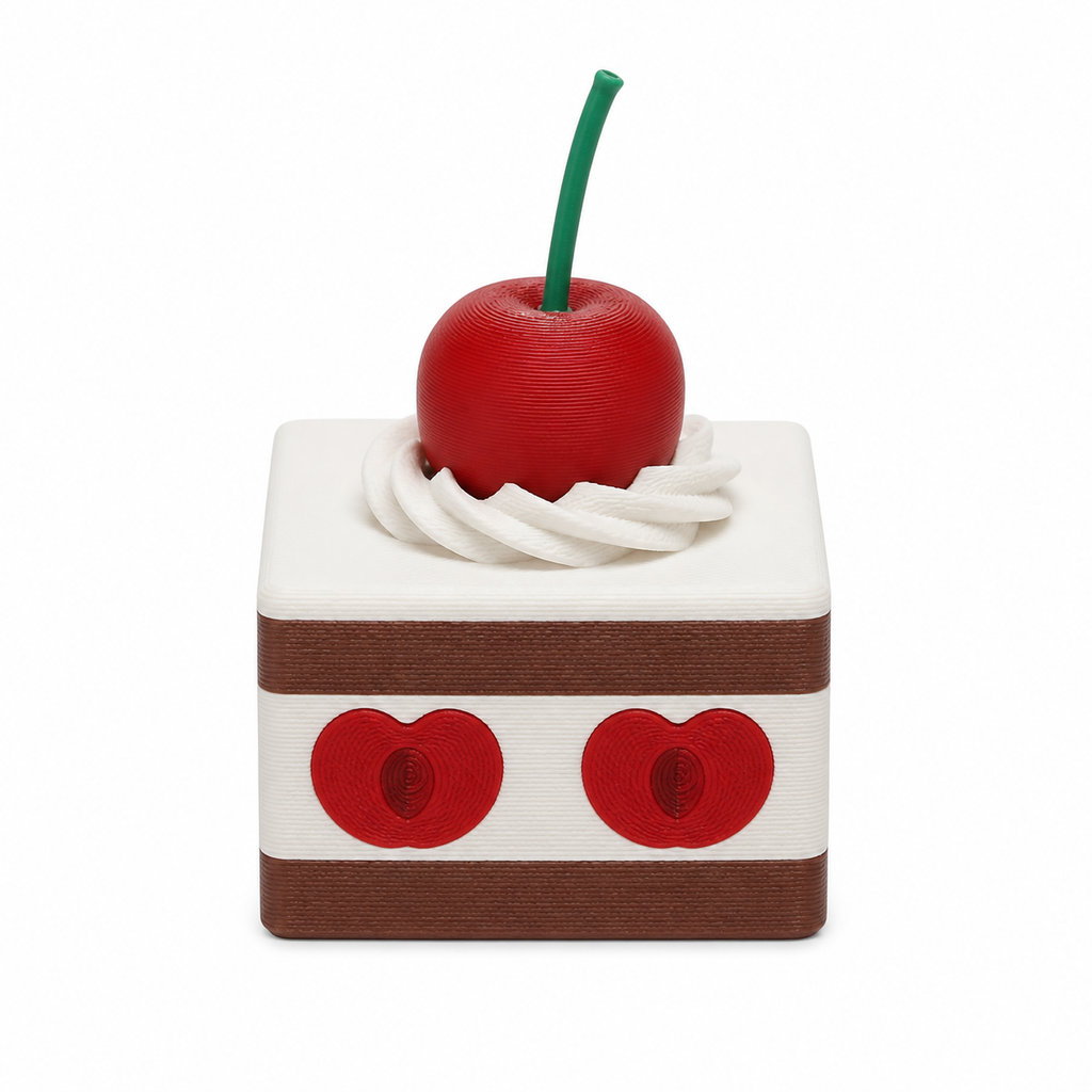 Chocolate Cherry Cheesecake Fidget Clicker