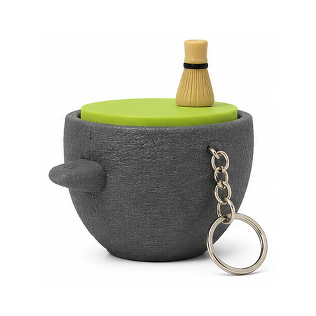 Matcha Spinner Keychain Fidget