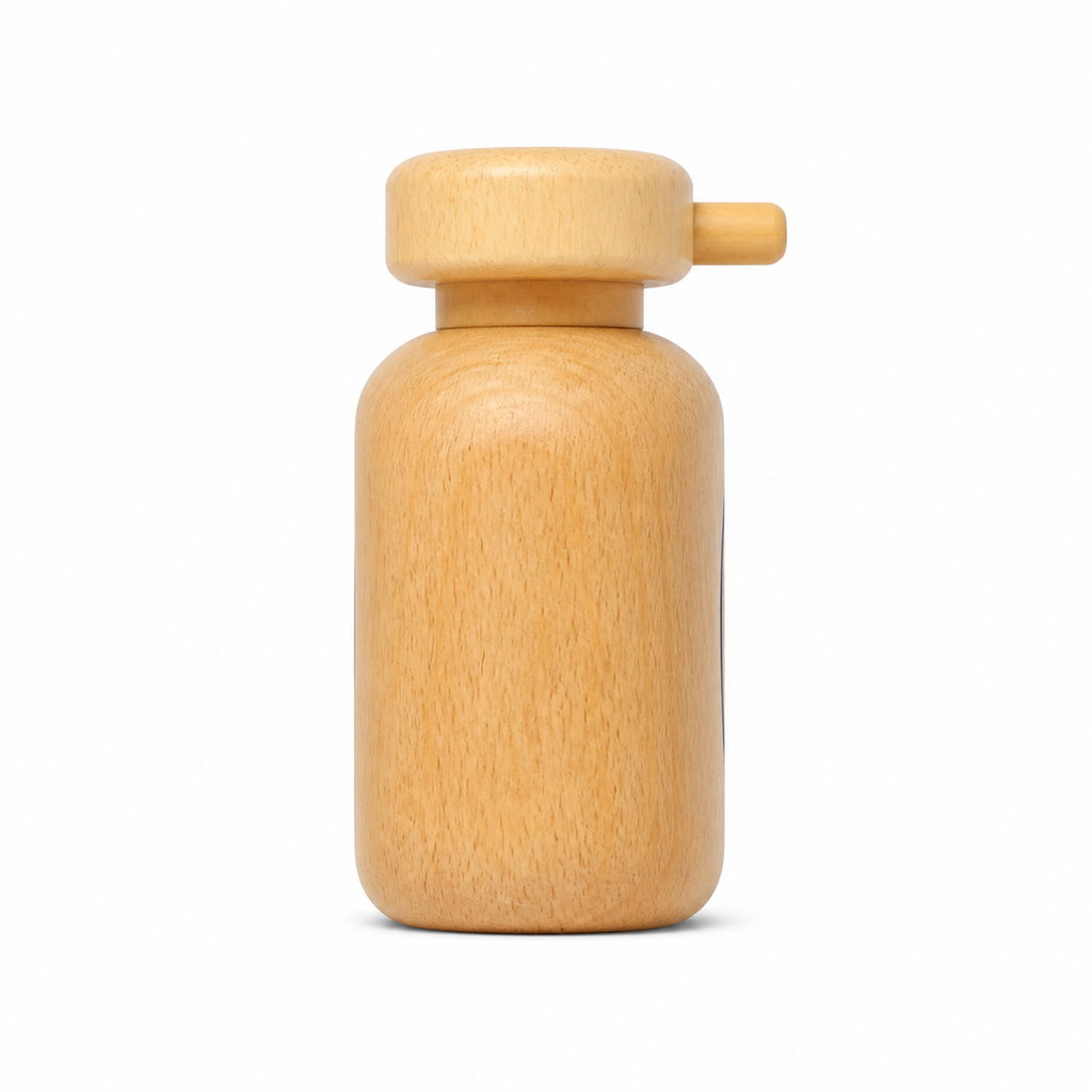 Wooden Lotion Pump Fidget Clicker