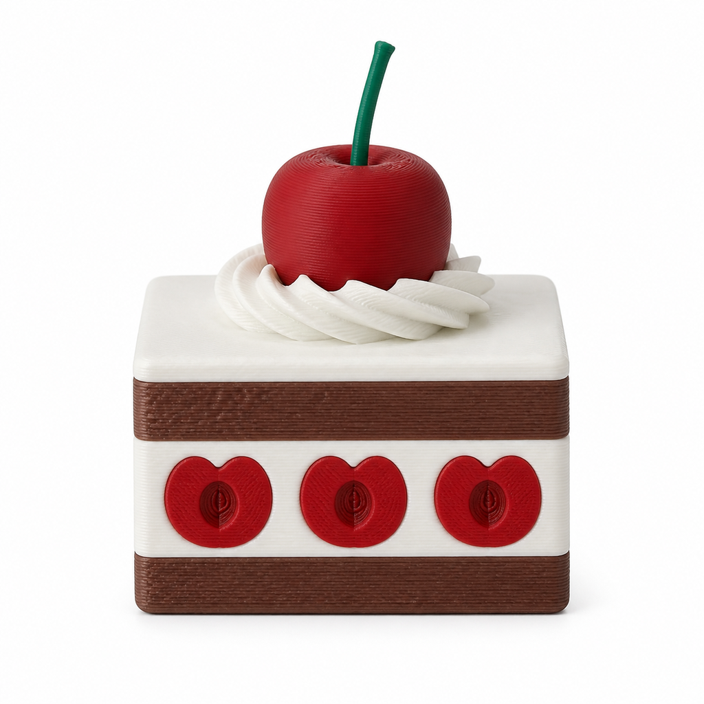 Chocolate Cherry Cheesecake Fidget Clicker