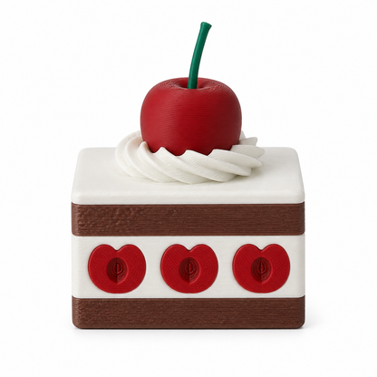 Chocolate Cherry Cheesecake Fidget Clicker