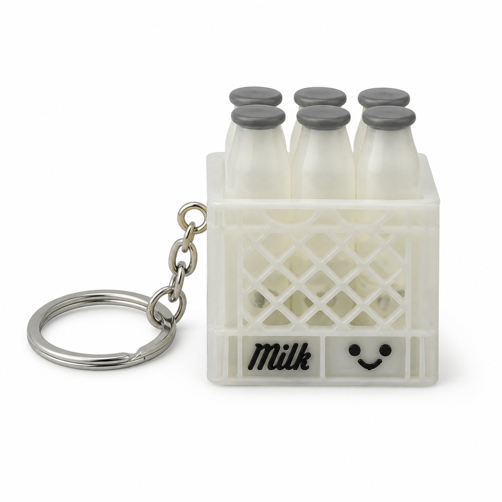 Milk Crate Keychain Fidget Clicker
