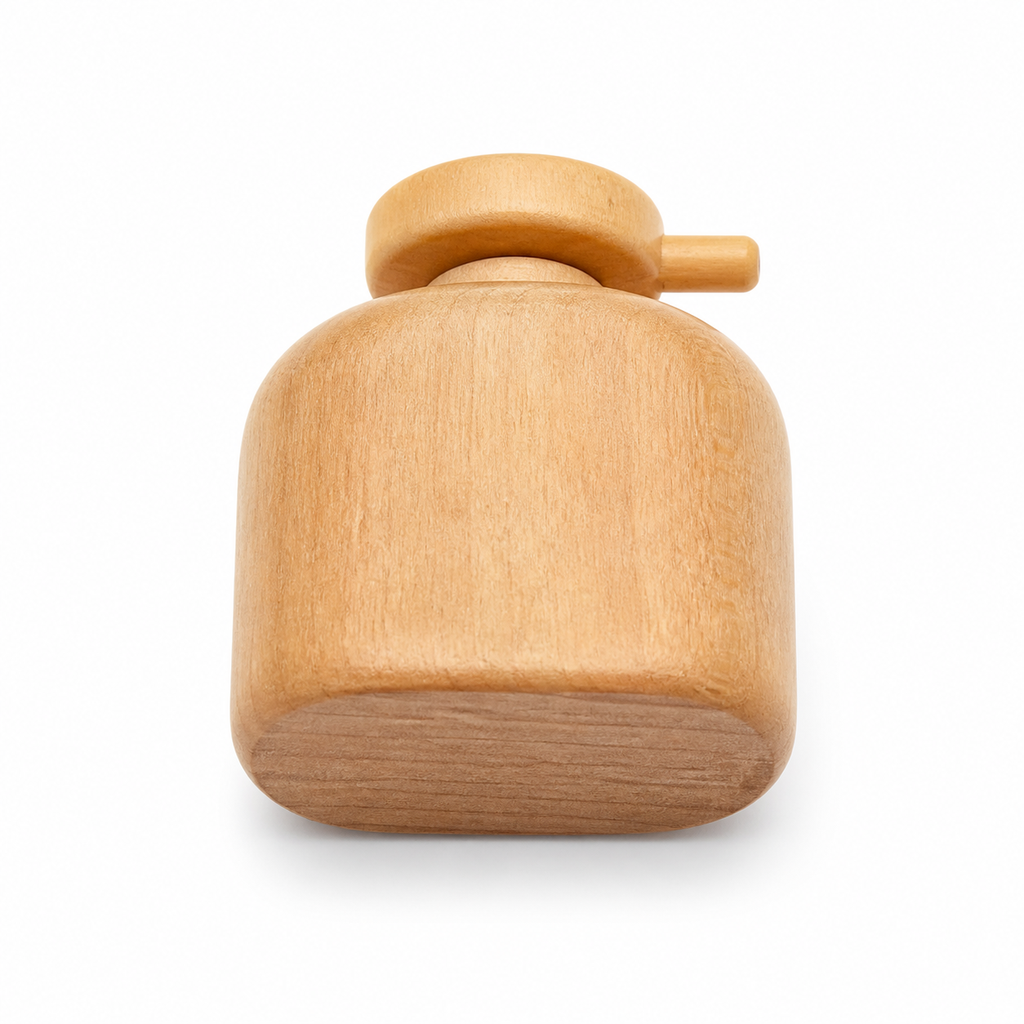 Wooden Lotion Pump Fidget Clicker