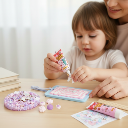 Unicorn Dream Edition Reusable Picky Pad & DIY Cream Art Set