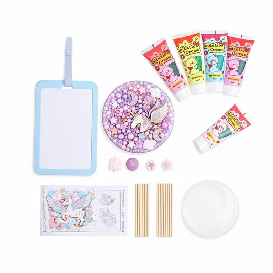 Unicorn Dream Edition Reusable Picky Pad & DIY Cream Art Set